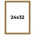 thumbnail image 1 of 24x32 Frame Black and Gold Distressed Solid Wood Sonoma Picture Frame | 1.625 Inch Moulding Width |, 1 of 8