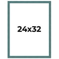thumbnail image 1 of 24x32 Frame Blue Rustic Barnwood Solid Wood Picture Frame Width 1.25 Inches | Interior Depth 0.5, 1 of 8