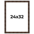 thumbnail image 1 of 24x32 Frame Brown Burl Real Wood Picture Frame Width 1.625 Inches | Interior Frame Depth 0.5 Inches, 1 of 8
