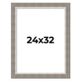 thumbnail image 1 of 24x32 Frame Grey Real Wood Picture Frame Width 2.75 Inches | Interior Frame Depth 0.5 Inches |, 1 of 8