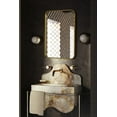 thumbnail image 1 of 24x32'' Gold Mirrors for Bathroom, Gold Bathroom Vanity Mirror, Rounded Rectangle Mirror, Stainless Steel Anti-Rust Tube Metal Frame Wall Mounted Mirror, Vertically/Horizontal Hanging, 1 of 11