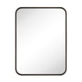 thumbnail image 1 of 24x32'' Oil rubbed bronze Mirrors for Bathroom,Bathroom Vanity Mirror, Rounded Rectangle Mirror, Stainless Steel Anti-Rust Tube Metal Frame Wall Mounted Mirror, Vertically/Horizontal Hanging, 1 of 9