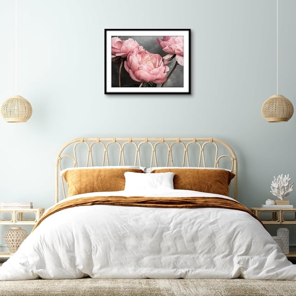 24x32 Poster Frame with Polished Plexiglass - Use as 20x28 Frame with Mat or Display 24x32 Photo Without Mat - Streamline Collection - Thin Border Picture Frames for Wall - Black