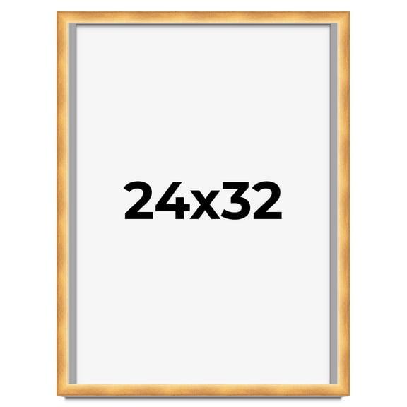 24x32 Shadow Box Bronze Cross-Brushed Display Frame | 1.625 Inches Deep Solid Wood | UV Resistant