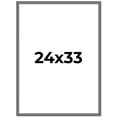 thumbnail image 1 of 24x33 Frame Blue Kingsley Pewter Solid Wood Picture Frame Width 0.75 Inches |Interior Depth 0.5, 1 of 8