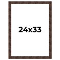 thumbnail image 1 of 24x33 Frame Brown Burl Real Wood Picture Frame Width 1.625 Inches | Interior Frame Depth 0.5 Inches, 1 of 8