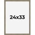 thumbnail image 1 of 24x33 Frame Gray Barnwood Rustic Solid Wood Picture Frame | 1.5 Inch Moulding Width | Includes UV, 1 of 8