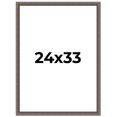 thumbnail image 1 of 24x33 Frame Silver Real Wood Picture Frame Width 1.25 Inches | Interior Frame Depth 0.5 Inches |, 1 of 8