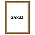 thumbnail image 1 of 24x33 Frame Vintage Gold Solid Wood Picture Frame | 2.5 Inch Moulding Width | Ornate Bronze Museo, 1 of 8