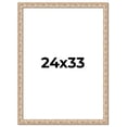 thumbnail image 1 of 24x33 Frame White Real Wood Picture Frame Width 1.5 inches | Interior Frame Depth 0.5 inches |, 1 of 8