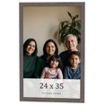 thumbnail image 1 of 24x35 Frame Blue Kingsley Pewter Solid Wood Picture Frame Width 0.75 Inches |Interior Depth 0.5, 1 of 8