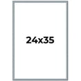 thumbnail image 1 of 24x35 Frame Blue Scuffed Farm Board Solid Wood Picture Frame Width 0.75 Inches | Interior Depth 0.5, 1 of 8