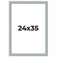 thumbnail image 1 of 24x35 Frame Blue Teal Distressed Solid Wood Picture Frame | 1.625 Inch Moulding Width | Sonoma Blue, 1 of 8