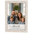 thumbnail image 1 of 24x35 Frame White Real Wood Picture Frame Width 1.5 inches | Interior Frame Depth 0.5 inches |, 1 of 8