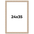 thumbnail image 1 of 24x35 Frame White Real Wood Picture Frame Width 1.5 inches | Interior Frame Depth 0.5 inches |, 1 of 8