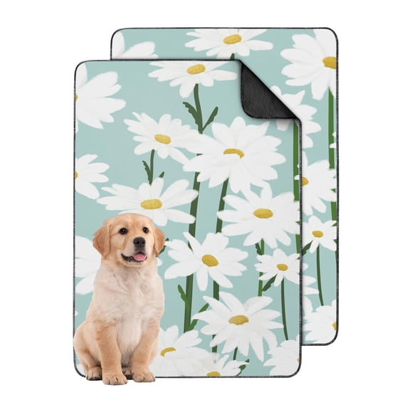 24x35 Inch Potty Pads for Dogs Washable 2-Count, Reusable Absorbent Puppy House Training Pads with Secure Fit Bottom for Kennels & Indoor Surfaces