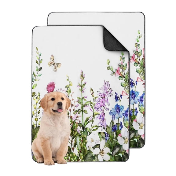 24x35 Inch Reusable House Training Pads 2-Pack, Washable Highly Absorbent Pet Potty Pads with Non-Slip Backing, For Floors and Pet Beds