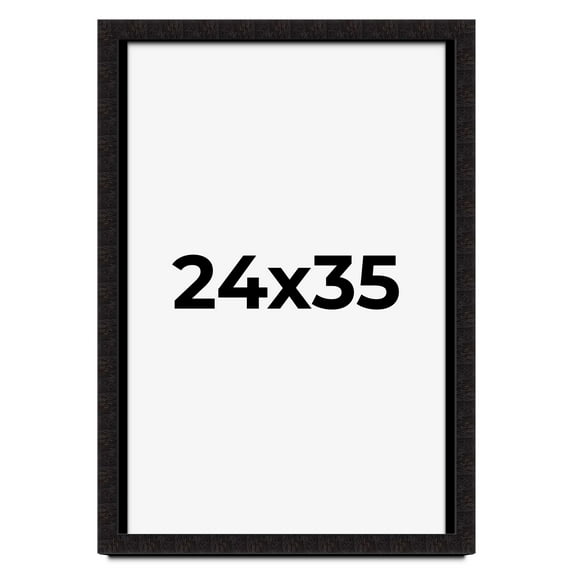 24x35 Shadow Box Black Solid Wood Display Picture Frame | 1 Inch Rabbet Depth | | 1.375 Inch