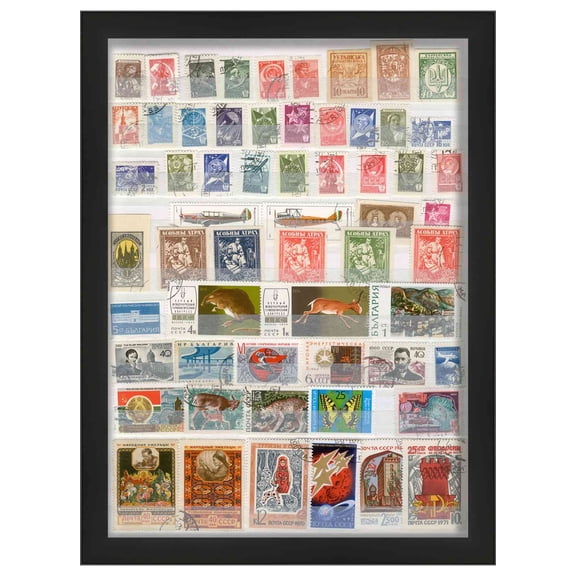 24x36 Black Shadowbox Frame - Interior Size 24x36 by 2 Inches - Made to Display Items Up To 1.75 Inches Deep