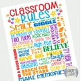thumbnail image 1 of 24x36" Classroom Rules Poster Classroom Art Inspirational Poster for Elementary School Teacher, 1 of 2