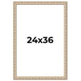 thumbnail image 1 of 24x36 Frame White Real Wood Picture Frame Width 1.5 inches | Interior Frame Depth 0.5 inches |, 1 of 8