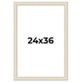 thumbnail image 1 of 24x36 Frame White Real Wood Picture Frame Width 1.75 inches | Interior Frame Depth 0.5 inches |, 1 of 8