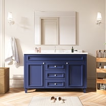 24x36 Inch Rectangular Aluminum Framed Wall Bathroom Vanity Mirror in Silver