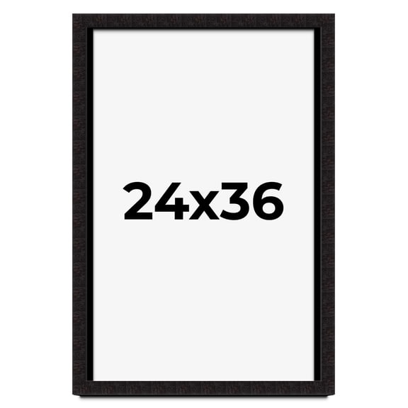 24x36 Shadow Box Black Solid Wood Display Picture Frame | 1 Inch Rabbet Depth | | 1.375 Inch