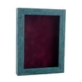 thumbnail image 1 of 24x36 Shadow Box Frame Blue Wood | With a 1" Usable Display Depth | Includes a Dark Berry Real, 1 of 5