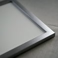 thumbnail image 1 of 24x36 Silver Wood Picture Frame - UV Acrylic, Foam Board Backing, Hanging Hardware, 1 of 9