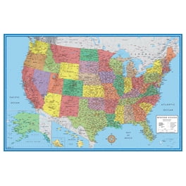 Large Unted States Wall Map Teachng Ad Poster | Zazzle n 2024 Large Unted States Wall Map Teachng Ad Poster | Zazzle n 2024