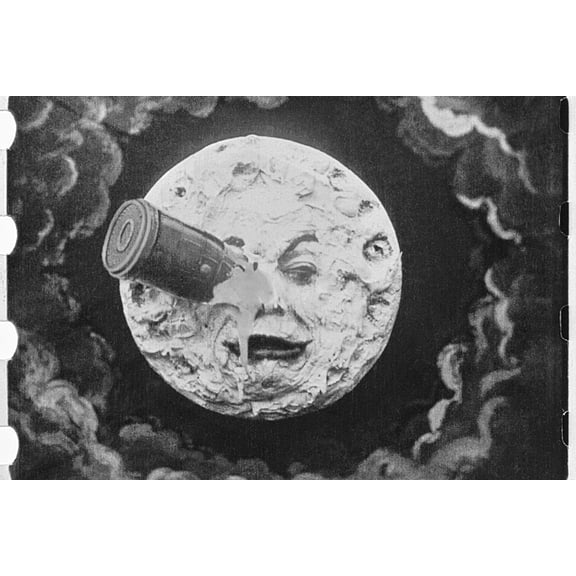 24x36 gallery poster, A Trip to the Moon by Georges Melies