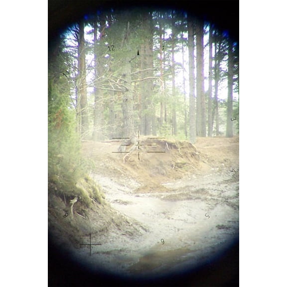 24x36 gallery poster, A view through the panoramic PERI R17 sight