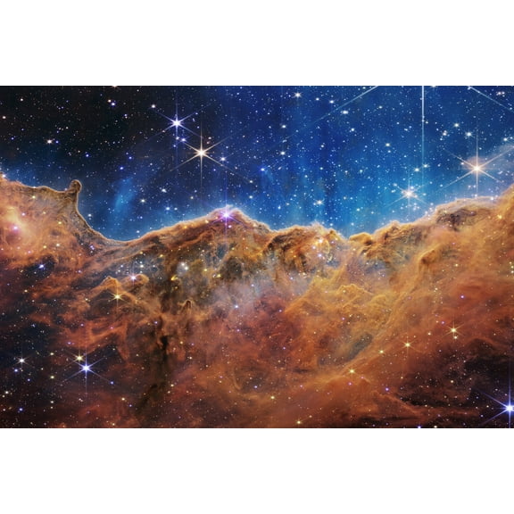 24x36 gallery poster, Cosmic Cliffs by James Webb Space Telescope