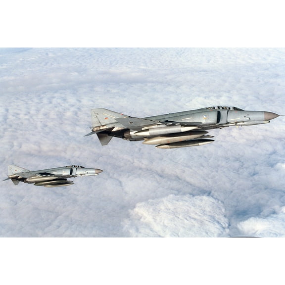 24x36 gallery poster, F-4 Phantom II, German Air Force
