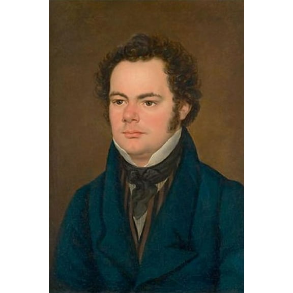 24x36 gallery poster, Franz Schubert by Franz Eybl (1827)