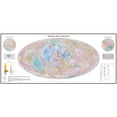thumbnail image 1 of 24x36 gallery poster, Geologic map of the Moon hires, 1 of 1