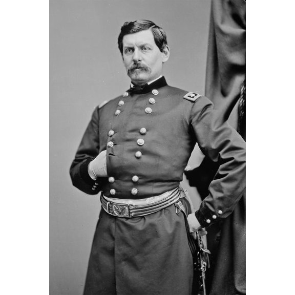 24x36 gallery poster, George B. McClellan, a Union Army general