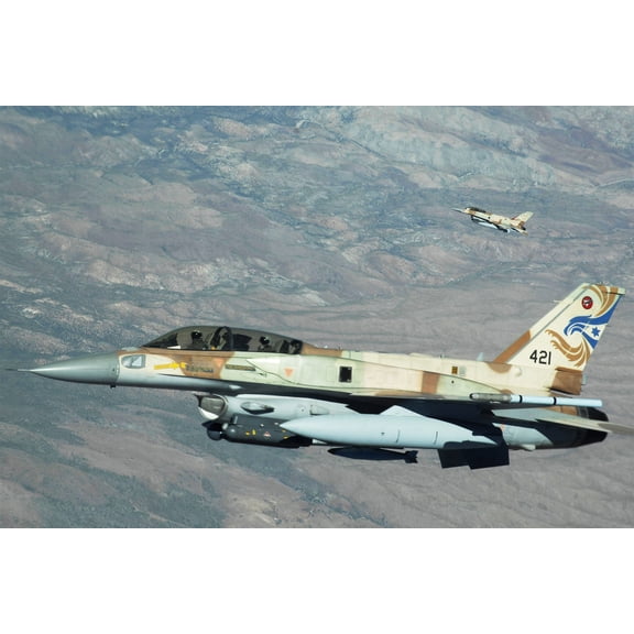 24x36 gallery poster, Israeli F-16 Fighting Falcon