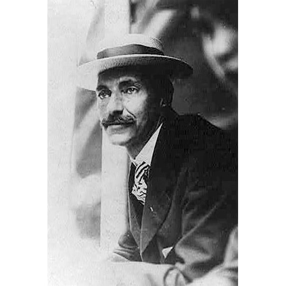 24x36 gallery poster, John Jacob Astor IV in 1909. He was the wealthiest person aboard Titanic