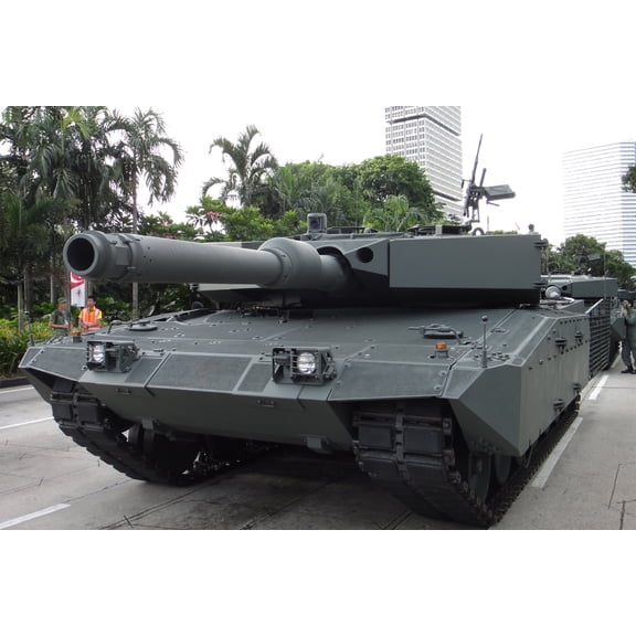 24x36 gallery poster, Leopard 2 German Main Battle Tank with AMAP composite armor
