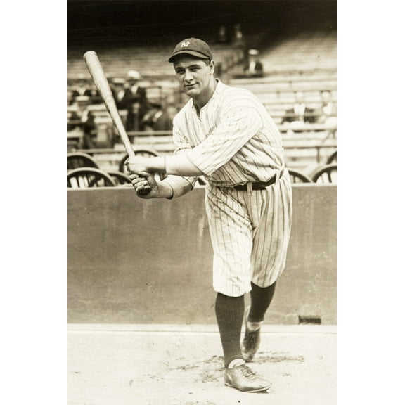 24x36 gallery poster, Lou Gehrig 1923