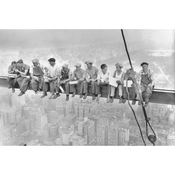 24x36 gallery poster, Lunch atop a Skyscraper, 1932