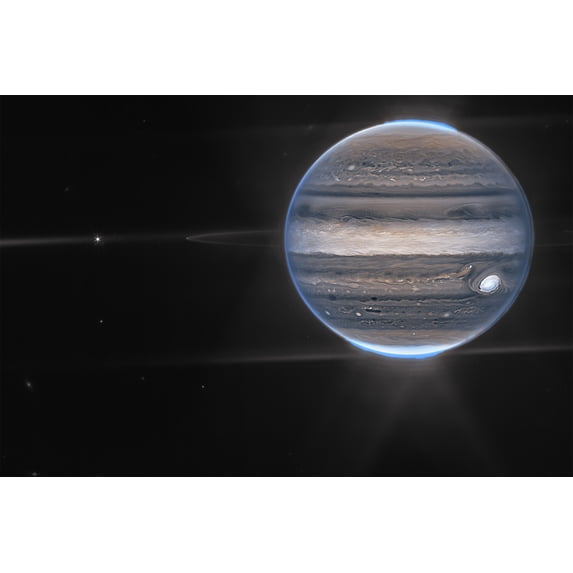24x36 gallery poster, Magnetosphere of Jupiter, James Webb Space Telescope