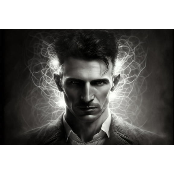 24x36 gallery poster, Nikola Tesla p12