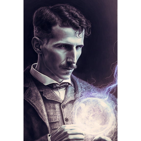 24x36 gallery poster, Nikola Tesla p13
