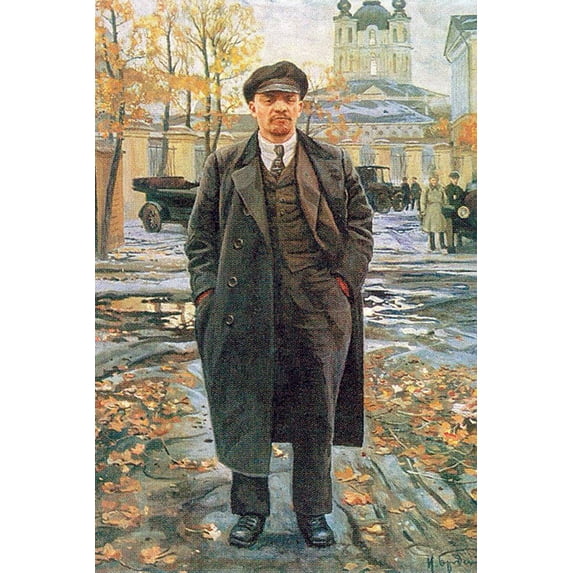 24x36 gallery poster, Painting of Vladimir Lenin by Isaak Brodsky