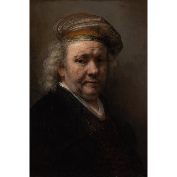 24x36 gallery poster, Rembrandt Self portrait 1669