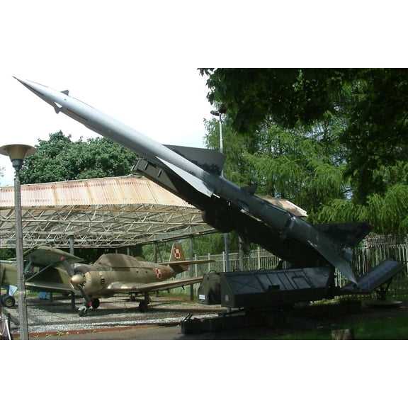 24x36 gallery poster, S-75 Dvina with V-750V 1D missile (NATO designation SA-2 Guideline) on a launcher