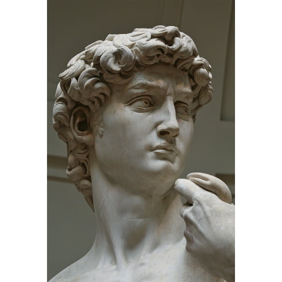 24x36 gallery poster, Sculpture of David closup, by Michelangelo